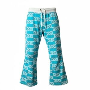 H8- Linen Pants Macbeth Collection by Margaret Josephs Pink & White Garment